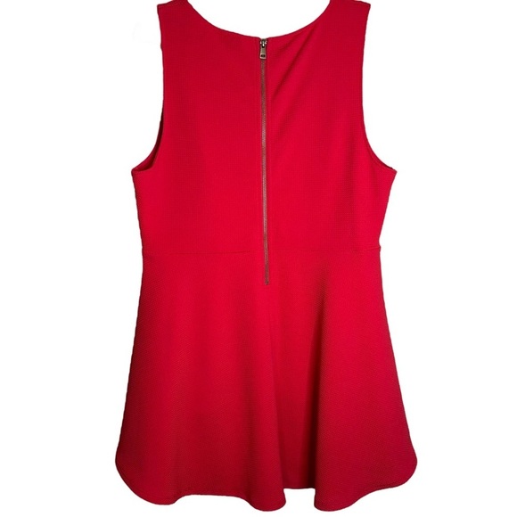 Torrid Fuchsia Pink Passion Textured Ponte Hi Lo Peplum‎ Top Size 3/3X #12576096 - Picture 7 of 13